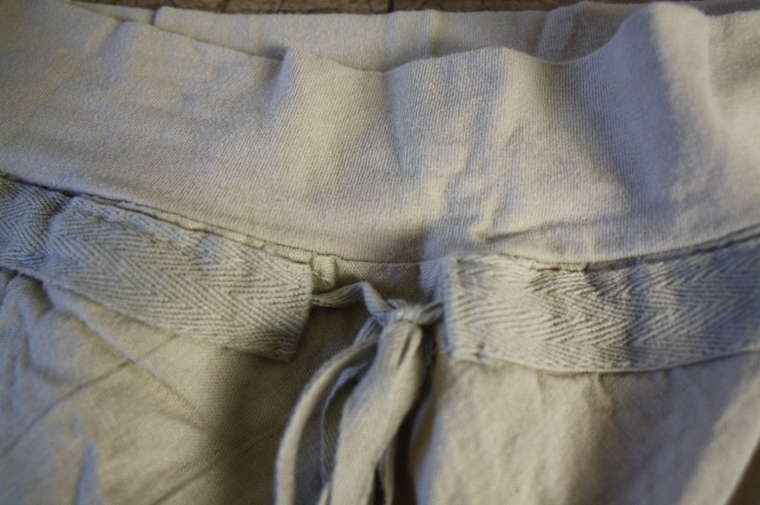 Leinenrock 100 Leinen Misto Lina beiger Sommerrock Midirock xs s