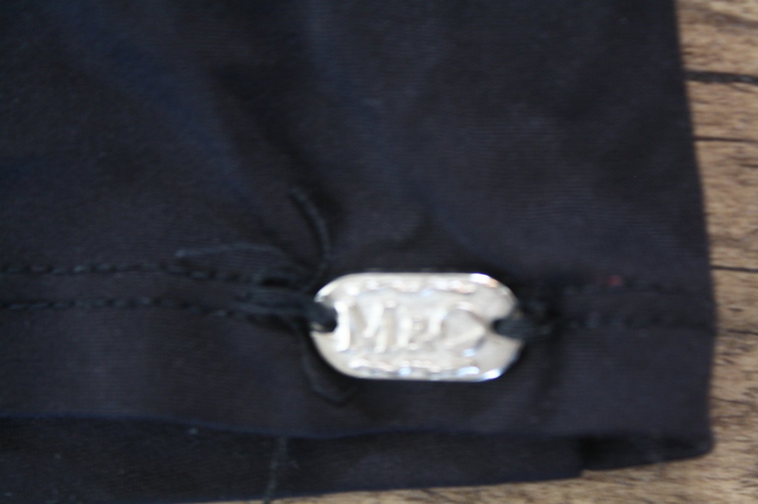 Morgan de Toi tief schwarzes Tshirt Y2k sexy Tshirt leichter Glanz Xs 34