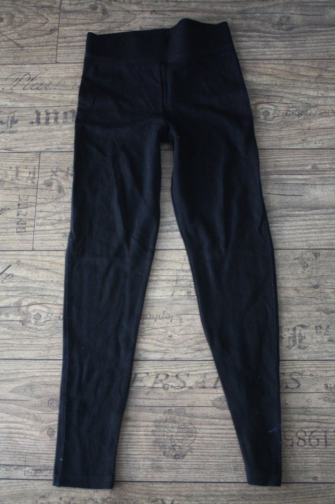TOPSHOP schwarze Legging Stretchlegging Midwaist Jerseylegging XS 34 wie neu