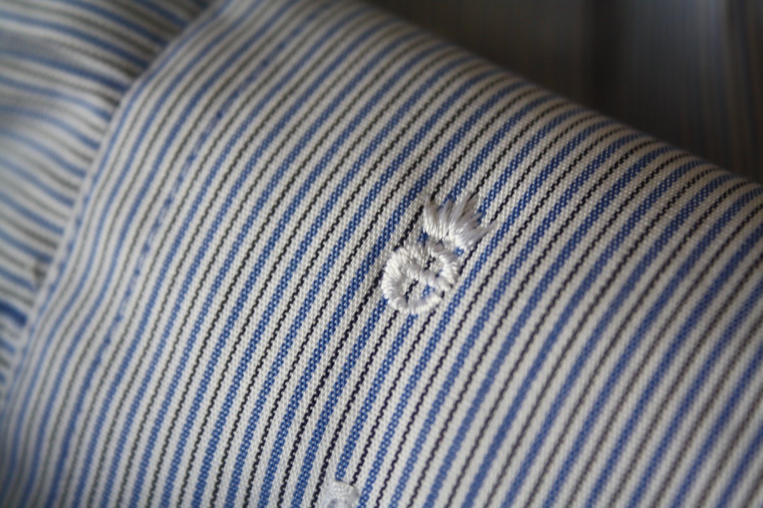 Eterna Business Herrenhemd Langarm XL Vintage Hellblau zart gestreift neu ohne Etikett