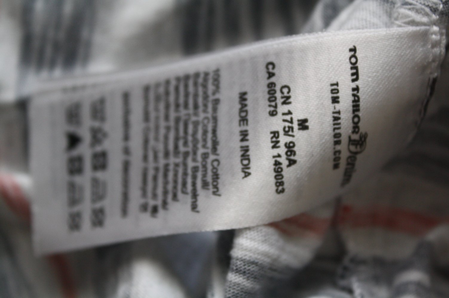 Tom Tailor Denim Tshirt  M Geringelt Herren Tshirt 