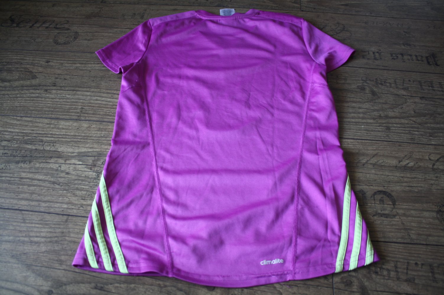 Adidas Vintage Retro Sport Shirt T_Shirt lila Damen Shirt Laufshirt Fitness xs S