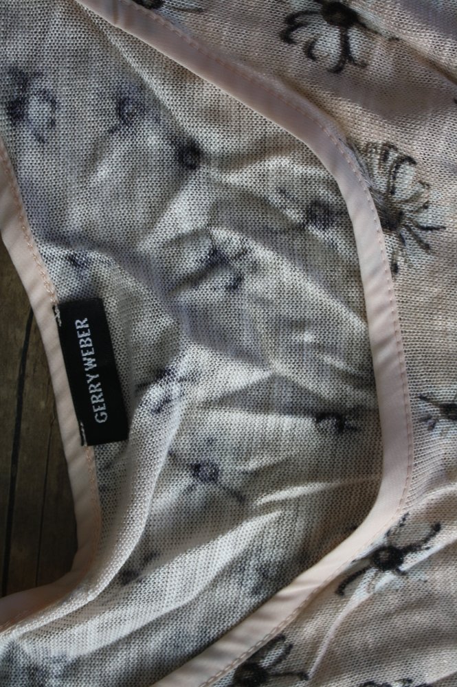 Gerry Weber TShirt bunt Blumen Mille Fleur geblümt 42 Kamille Blume 