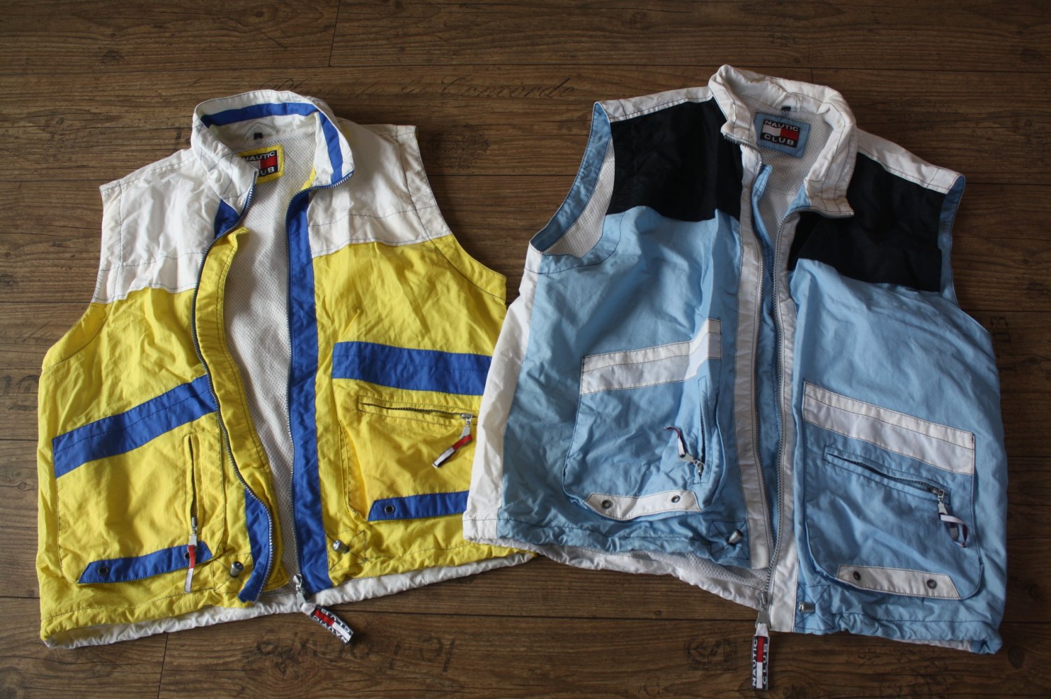 Damen Herren Unisex Vintage Segelweste Nautic Club M und L Maritim