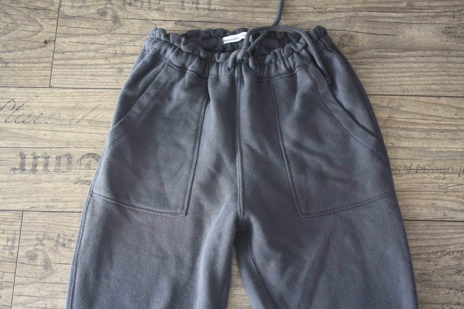 Hollister Abercrombie graublaue Highwaist Jogger Jogginghose Legging Sweatpant XS 34 36 NEU Butterweich