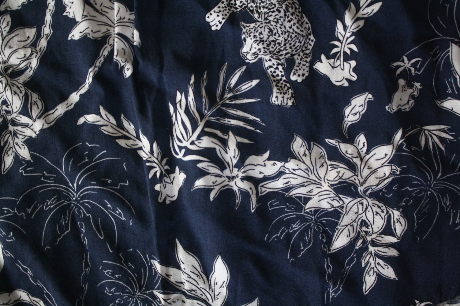 SOMMERSHIRT Dschungel Retro Shirt Hippie Shirt Flower Power Seventies  38 40 M