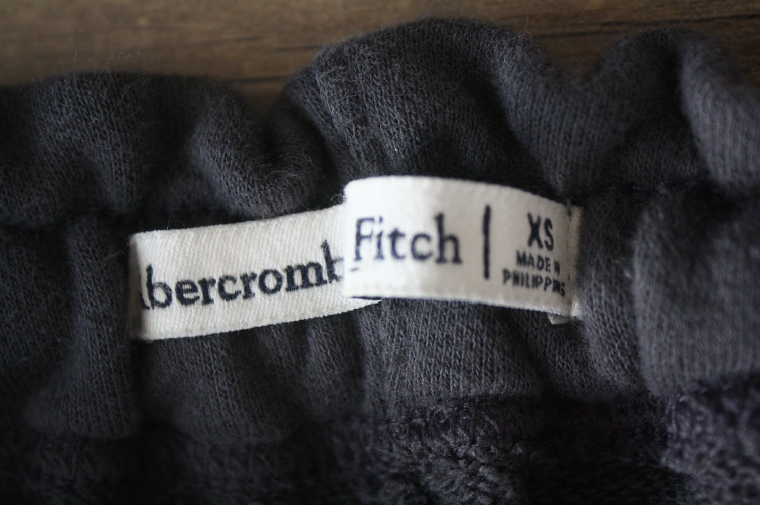 Hollister Abercrombie graublaue Highwaist Jogger Jogginghose Legging Sweatpant XS 34 36 NEU Butterweich