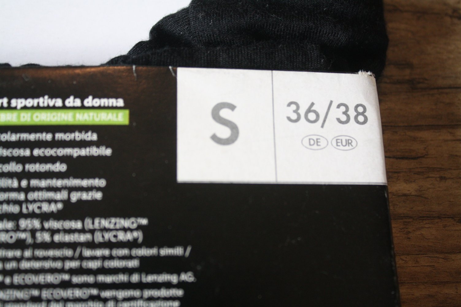 Jette Joop Shirt Tshirt Sportshirt M 38 nagelneu Verpackung  schwarz Basic Shirt Fitness Gym Yoga 