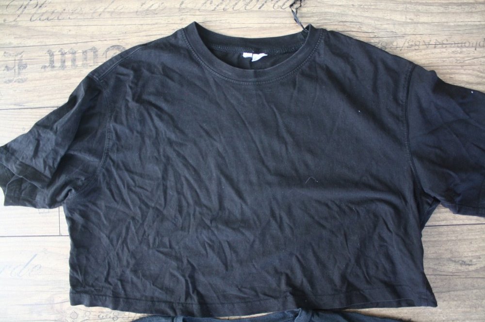 Twintip HM 2 Cropped Shirts Shirt Sommer Sonne  Shirt Crop Cropped Top S 36 schwarz