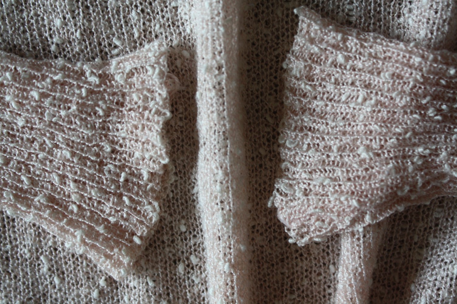 Abercrombie Hollister lässiger leicht Strickpulli S 36 38 rose Sommerstrick 