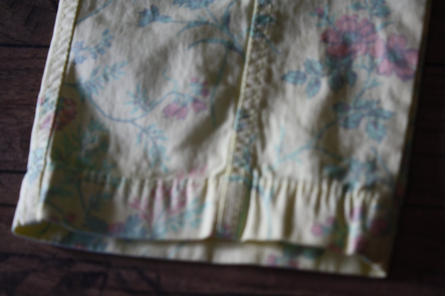 Prive made in Italy Sommerhose Blumenhose geblümte Hose Bunte Hose Jeanshose mit Blumen geblümte Jeanshose 38-40