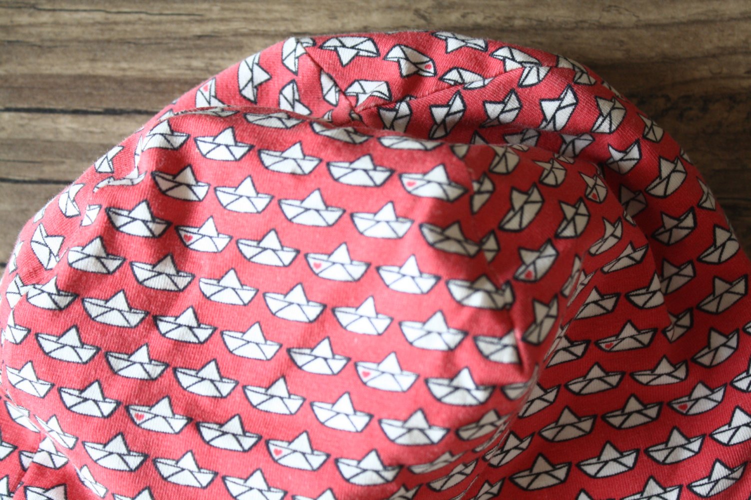 Kindermütze Wendemütze grau bunt 48 cm 1-2 Jahre Mädels oder Jungen