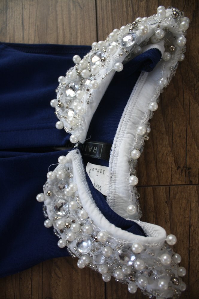 Rainbow Kleid Boho Sommerkleid Kleid Hippie Goa mit Pailletten und Perlen Retrokleid 34