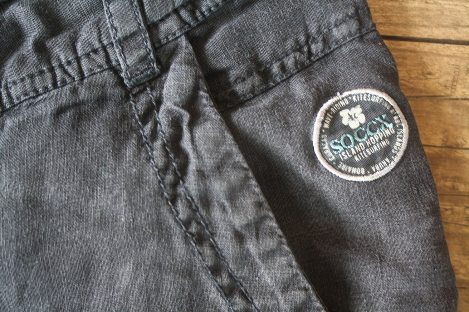 Soccx Leinenhose Knickerbocker mit Leinen 40-42 Knielang Sommerhose