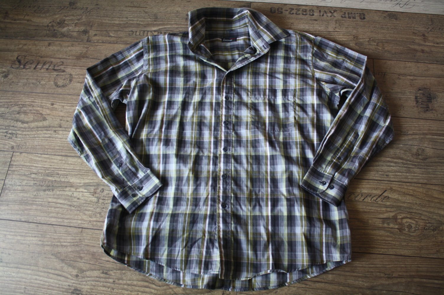 Luciano Vintage Herren Hemd XL kariert neuwertig