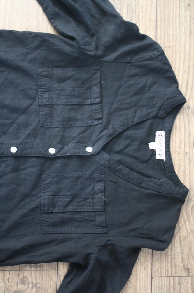 Nanette Kleid m Leinen Tunikakleid Hippie Vintage Blusenkleid Hemdkleid Hemdblusenkleid S 36