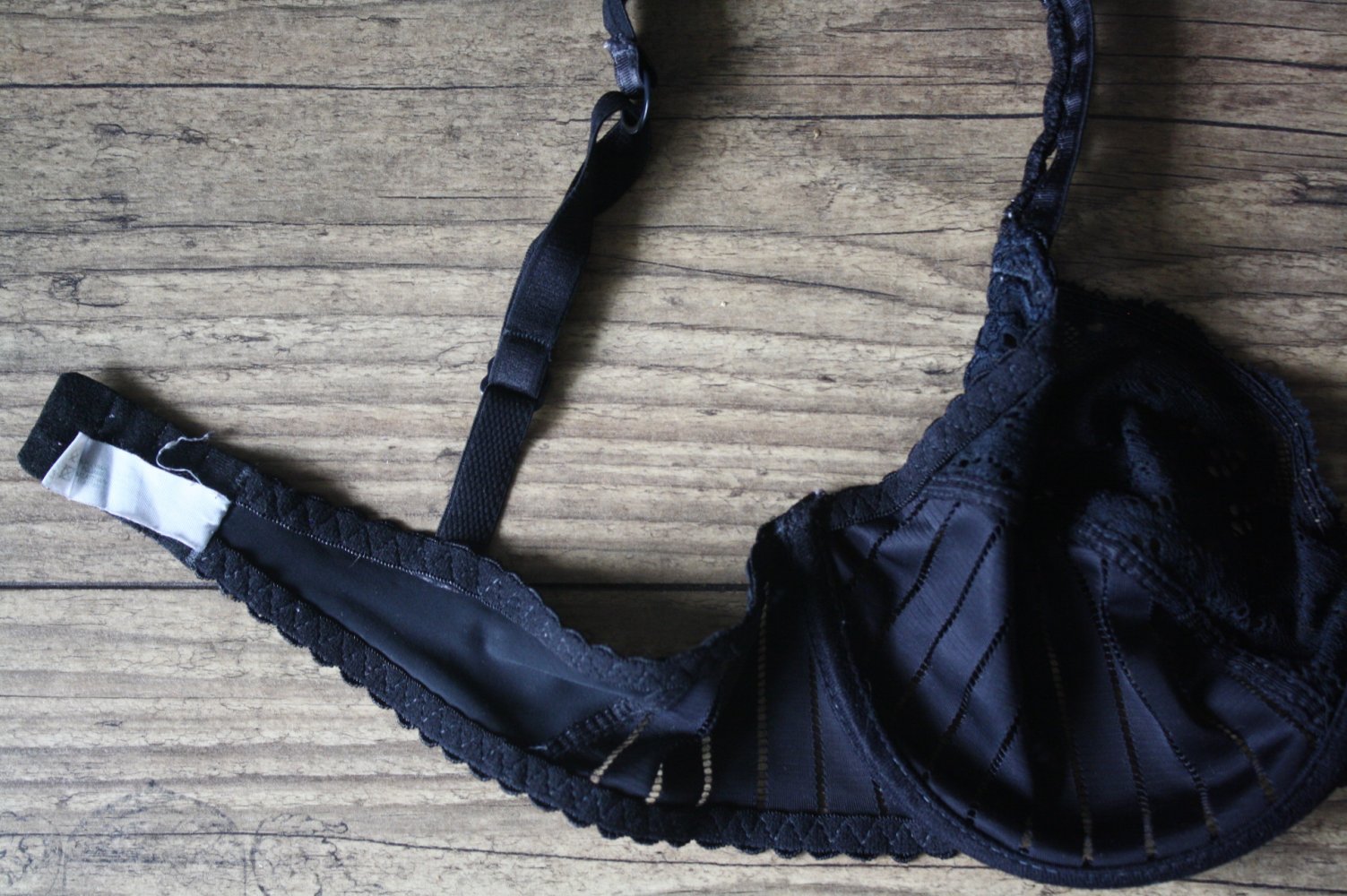 2 Bhs Passionata 75 C schwarz Bra Bustier auch einzeln schwarz Spitze sexy 