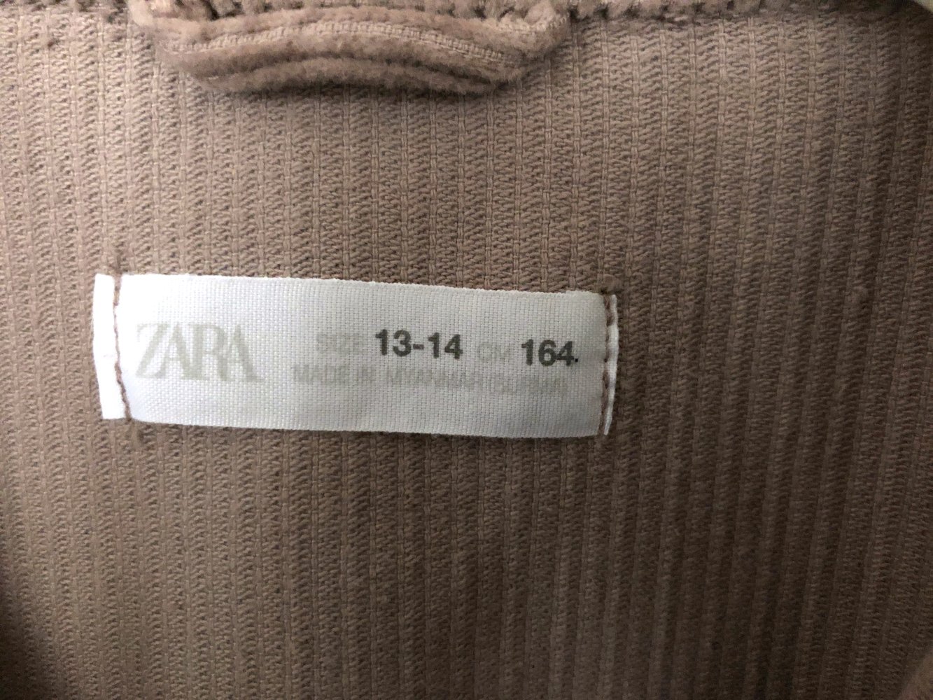 Rosa Kordkleid von Zara Gr. 164