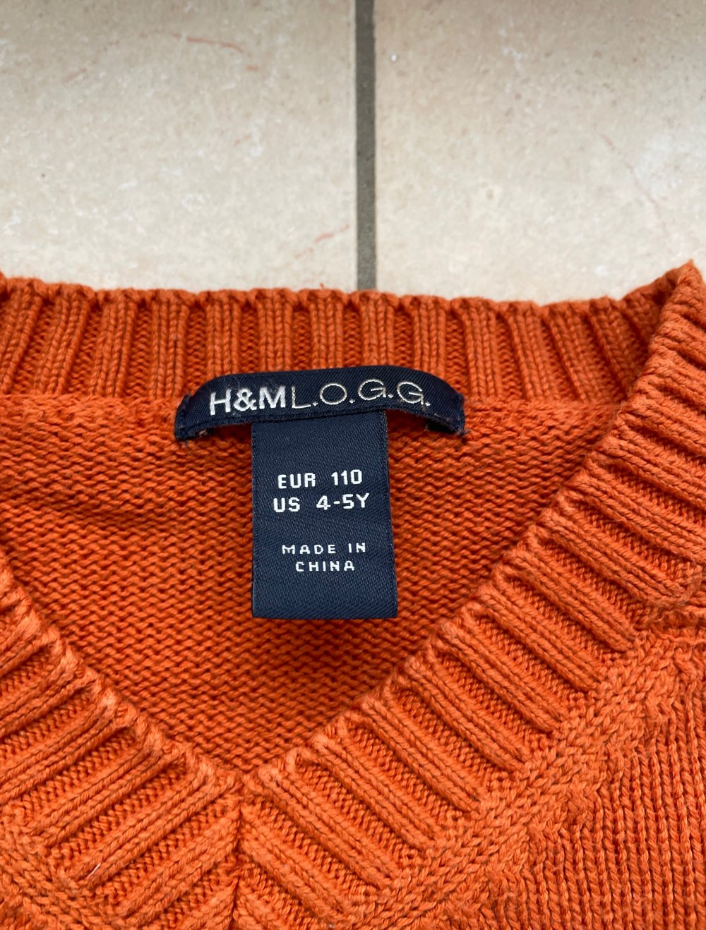 Pullover H&M orange Jungen