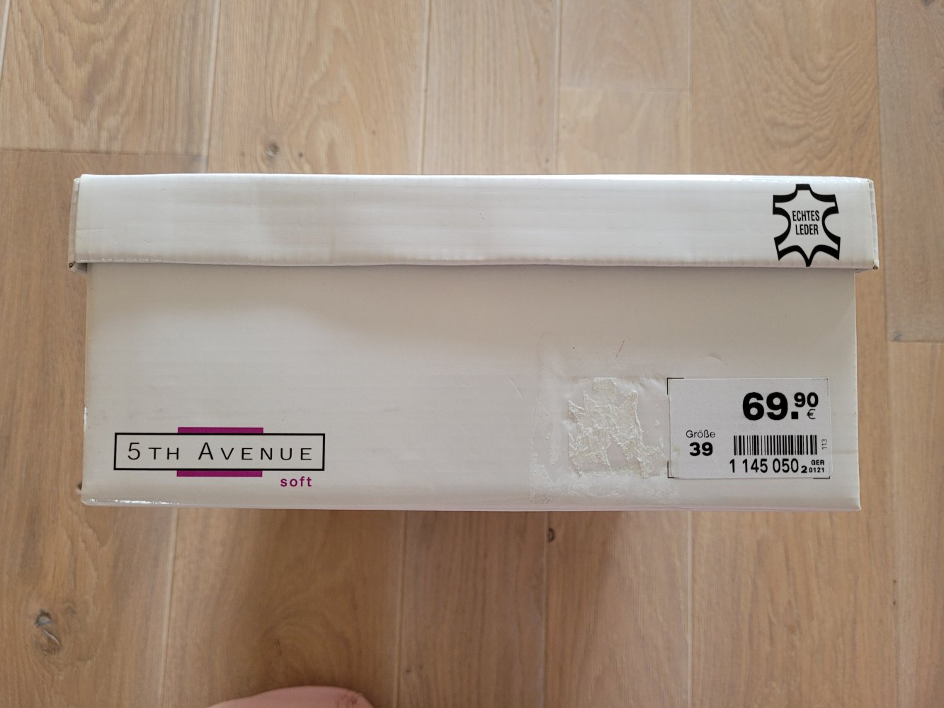 Sommerstiefelette, Leder, 5th Avenue, Größe 39