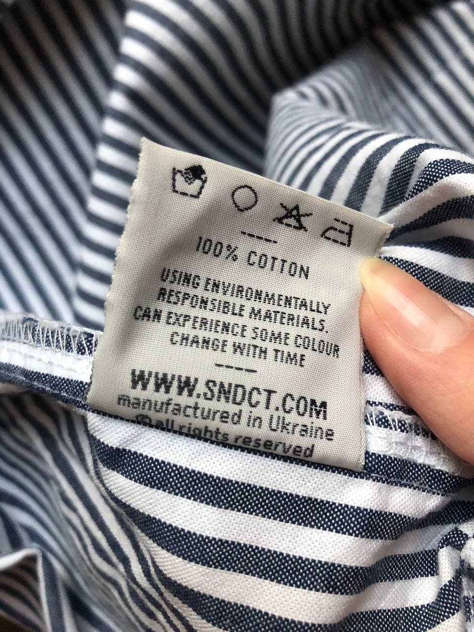 Gestreiftes Hemd mit Taschen