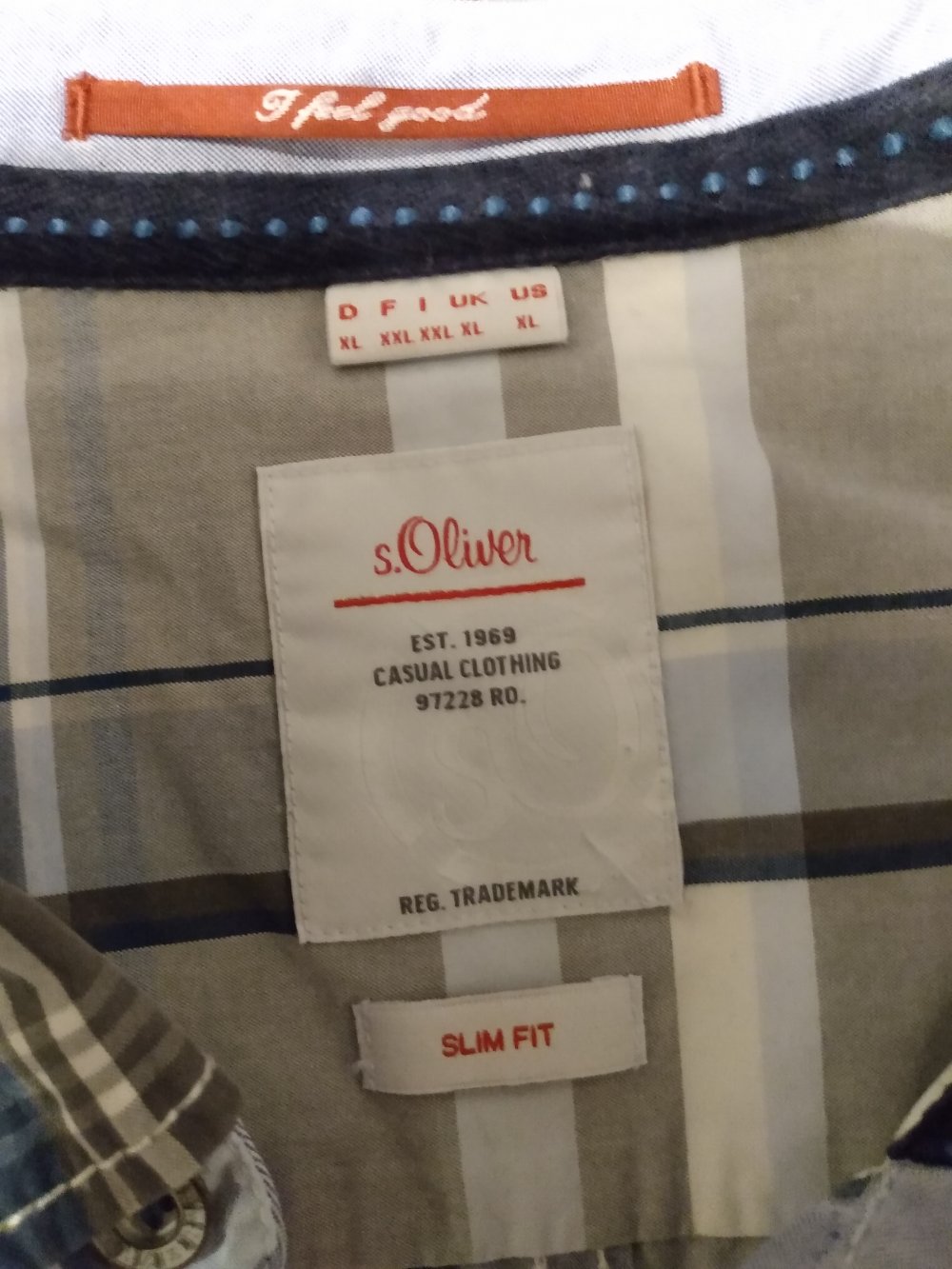 S.Oliver Hemd kariert