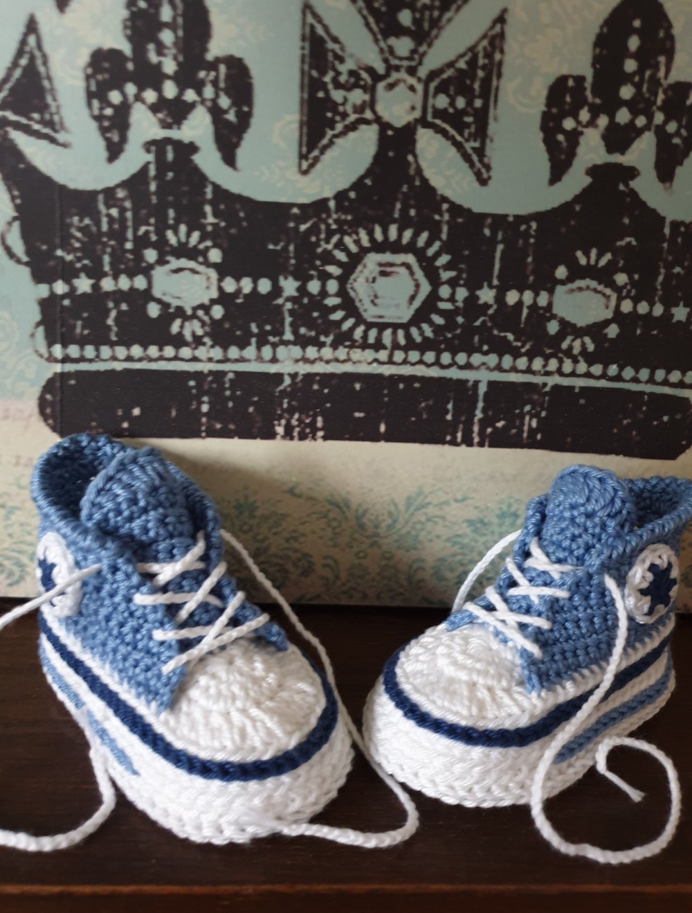 Babyschuhe / Häkelschuhe / Häkelsneakers Chucks NEU