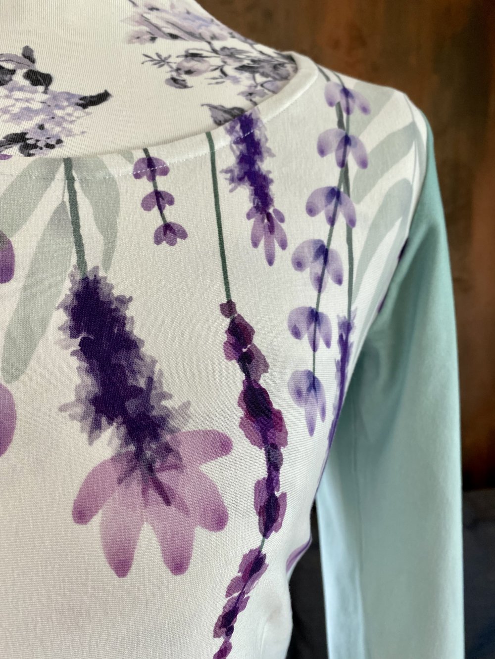 Handmade Midikleid Lavendel 