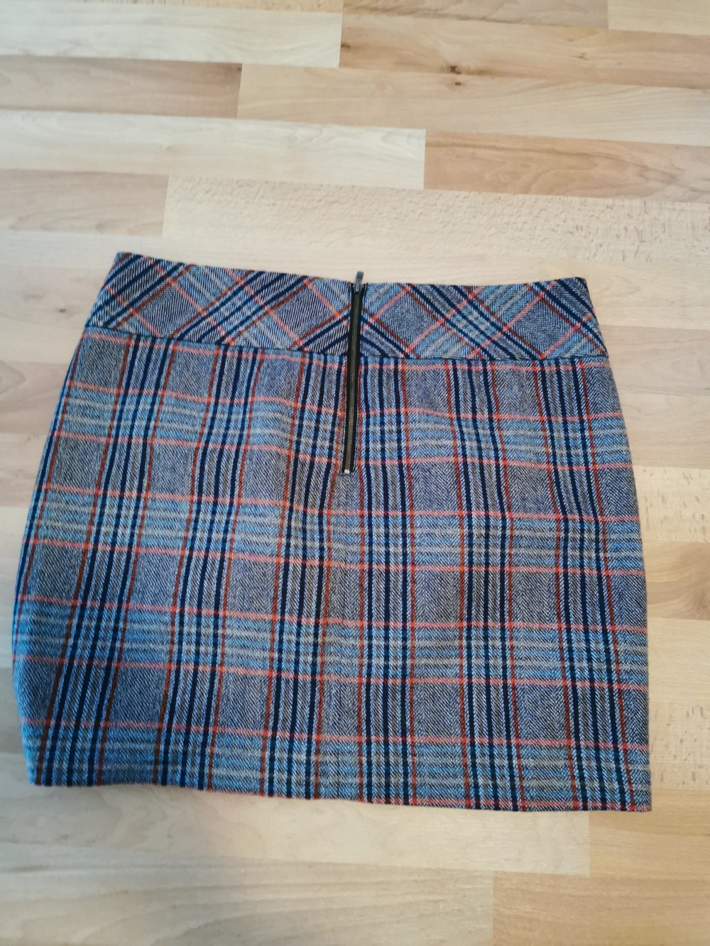 grau karierter Damen- Rock von „Esprit“, Gr. 38