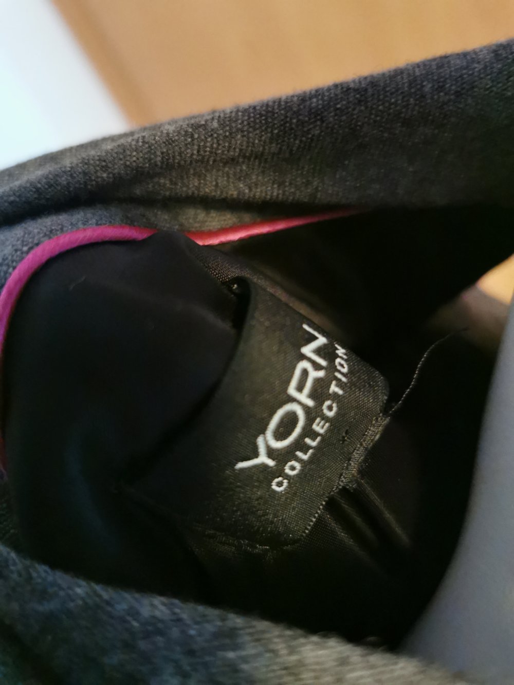 grau meliertes Damen- Business- Kleid, von „Yorn“, Gr. 38