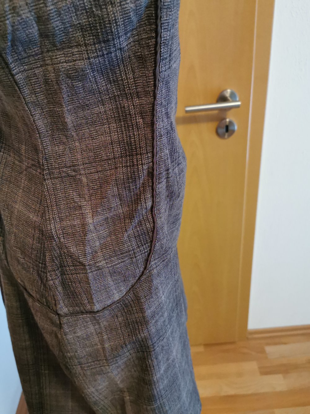 schwarz-grau kariertes Damen- Business- Kleid, von „Street one“,Gr. 40