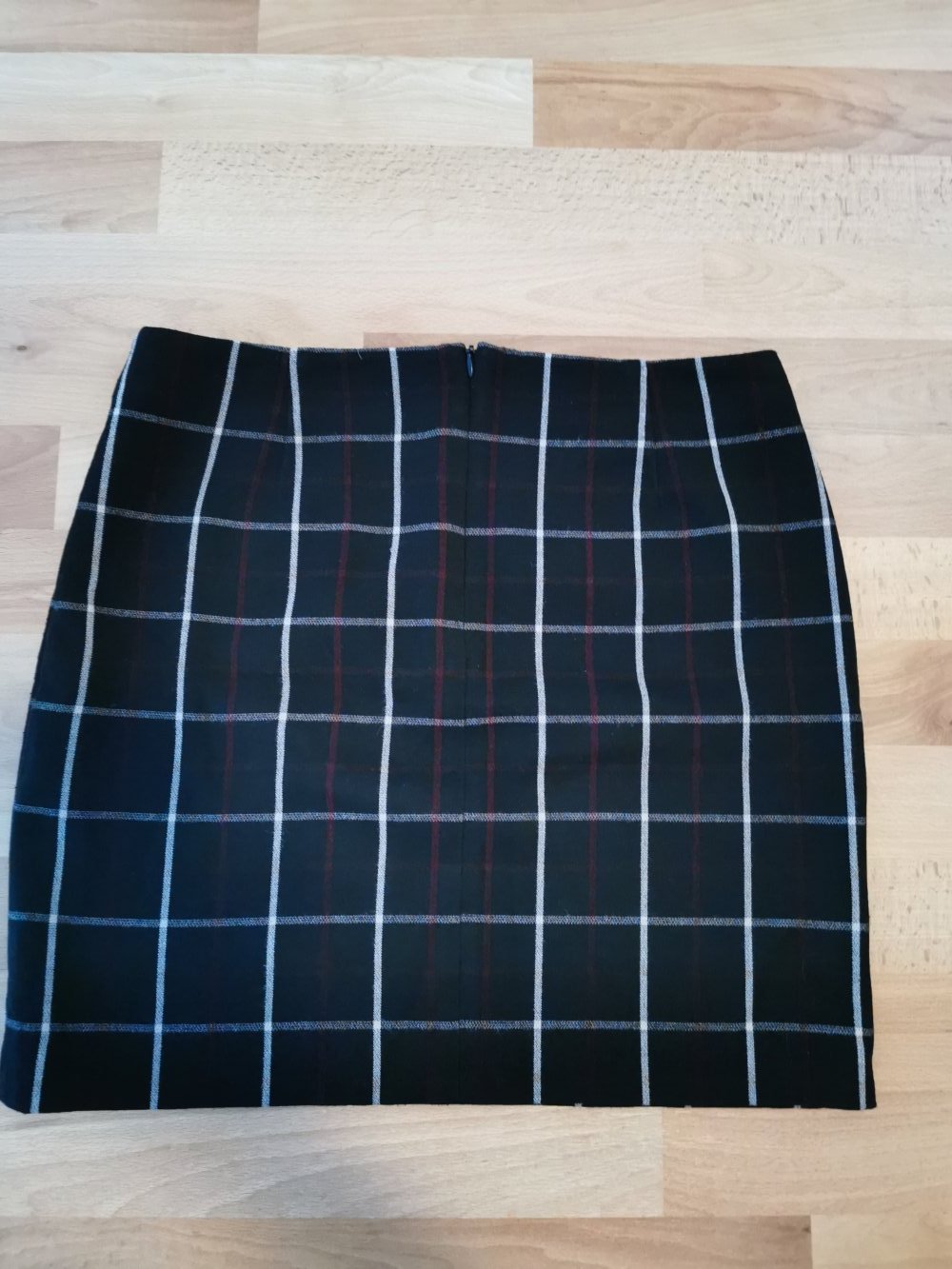 schwarz-weiß karierter Damen- Rock von „ Tom Tailor“, Gr. 40