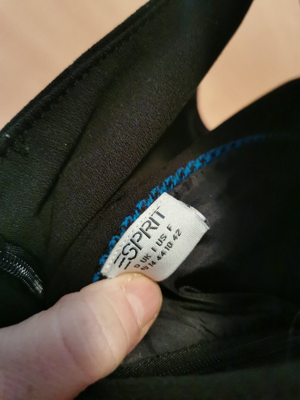 schwarz Damen- Business- Kleid, von „Esprit“, Gr. 40