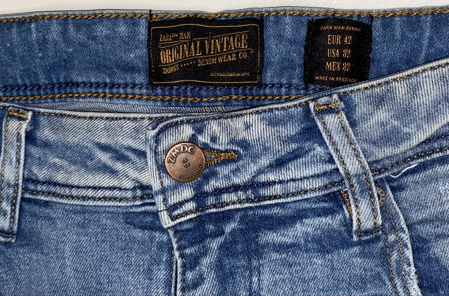 Zara Strech Vintage Style Damen Jeans in der Größe 42