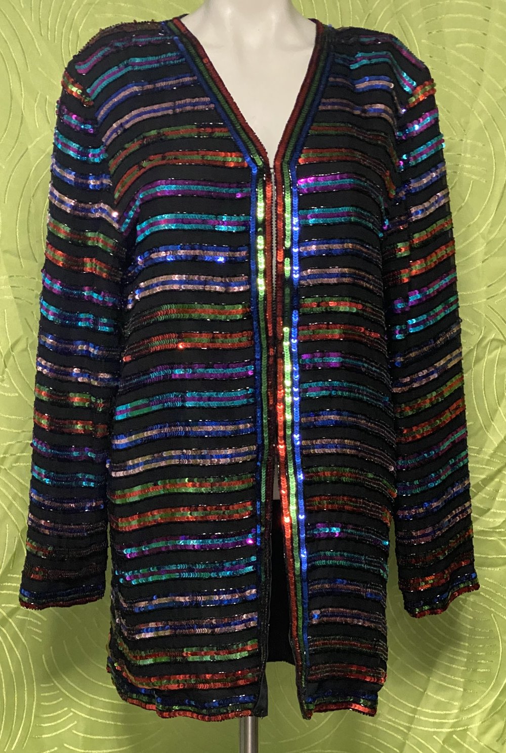 100 % Seide American Style Damen Strickjacke in der Größe 40