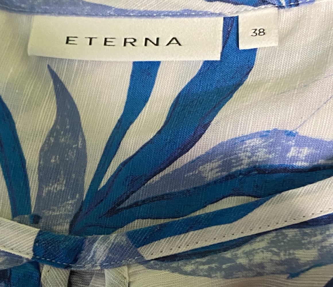 Eterna Leinen Damen Bluse in der Größe 38  im sehr guten Zustand