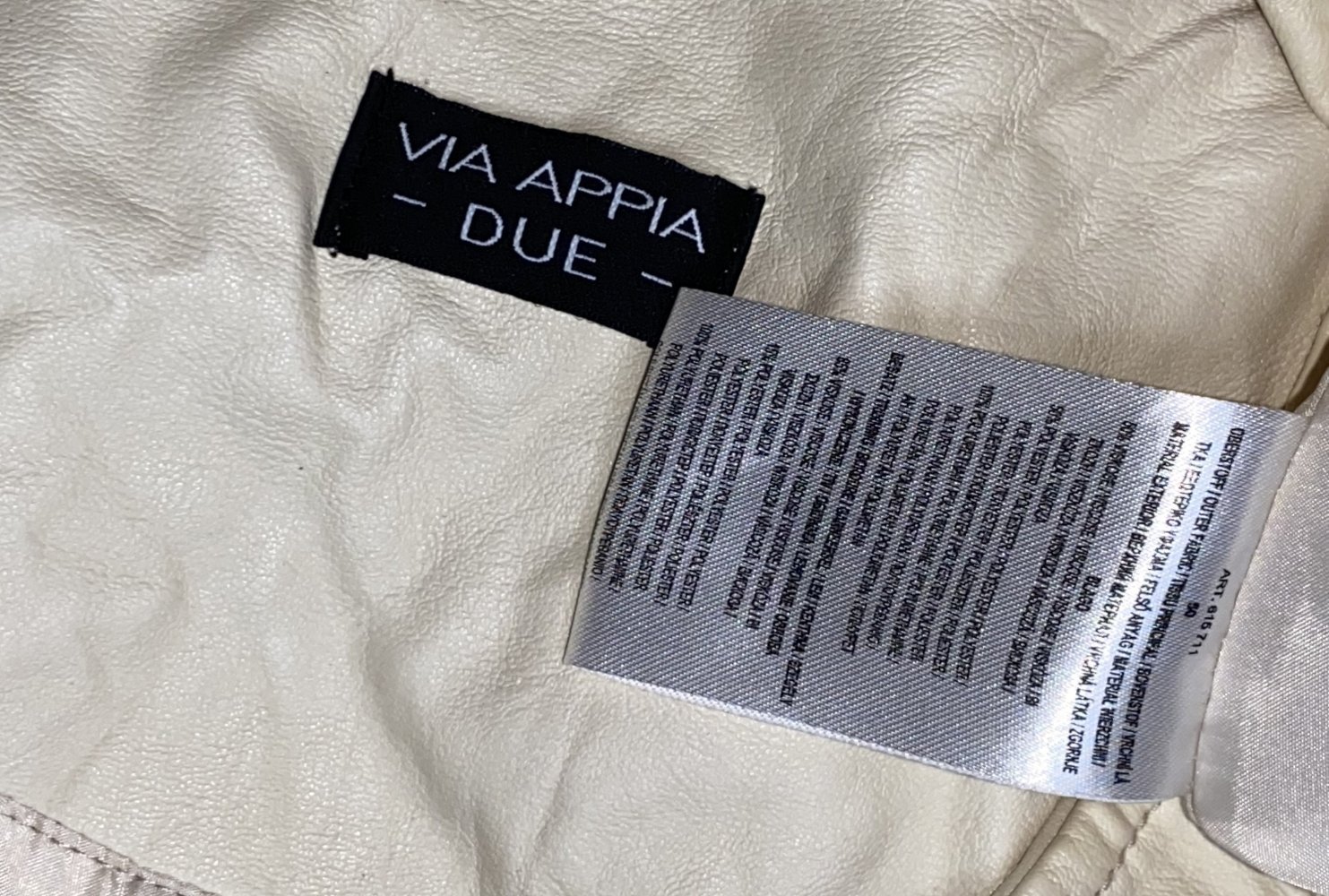 Via Appia Due Damen Jacke  ( Kunstleder ) in der Größe 50  im sehr guten Zustand