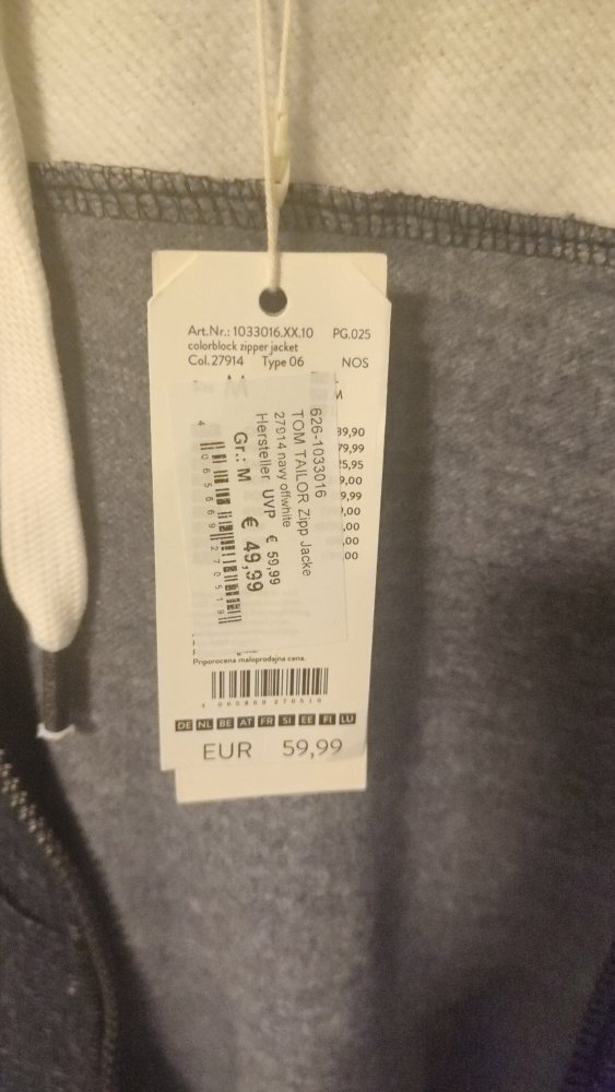 !!NEU!! TomTailor-Strick-Sweat-Jacke-Herren-Gr.M / 25 Euro-Versand-Inkl / Ladenpreis eigentlich 50 Euro