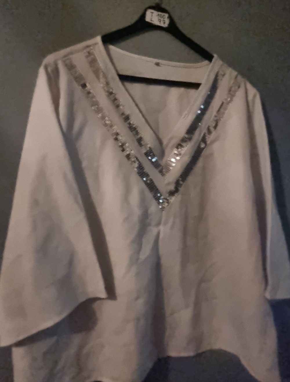 Tunika Bluse mit Glitzer von New Collection 48