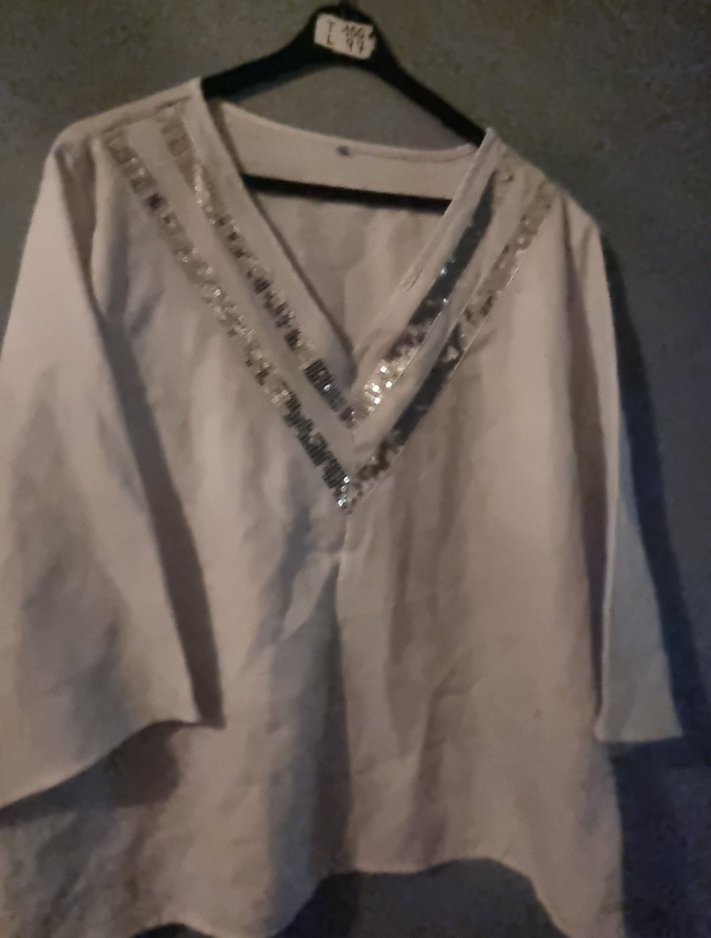 Tunika Bluse mit Glitzer von New Collection 48