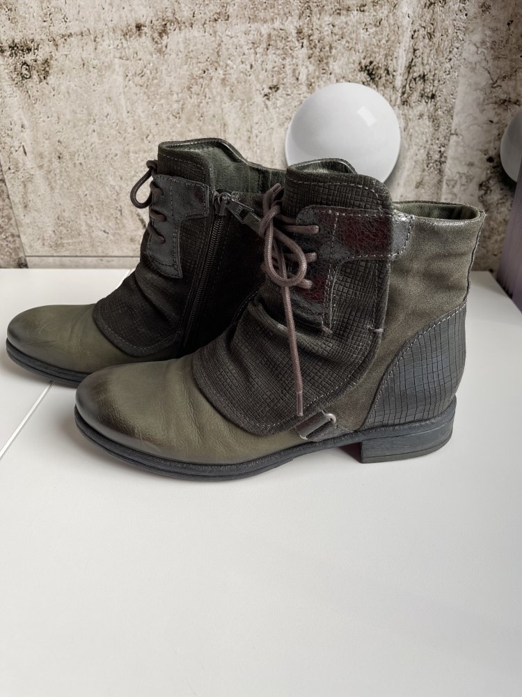 Grüne SOMMERKIND Stiefeletten - Größe 39
