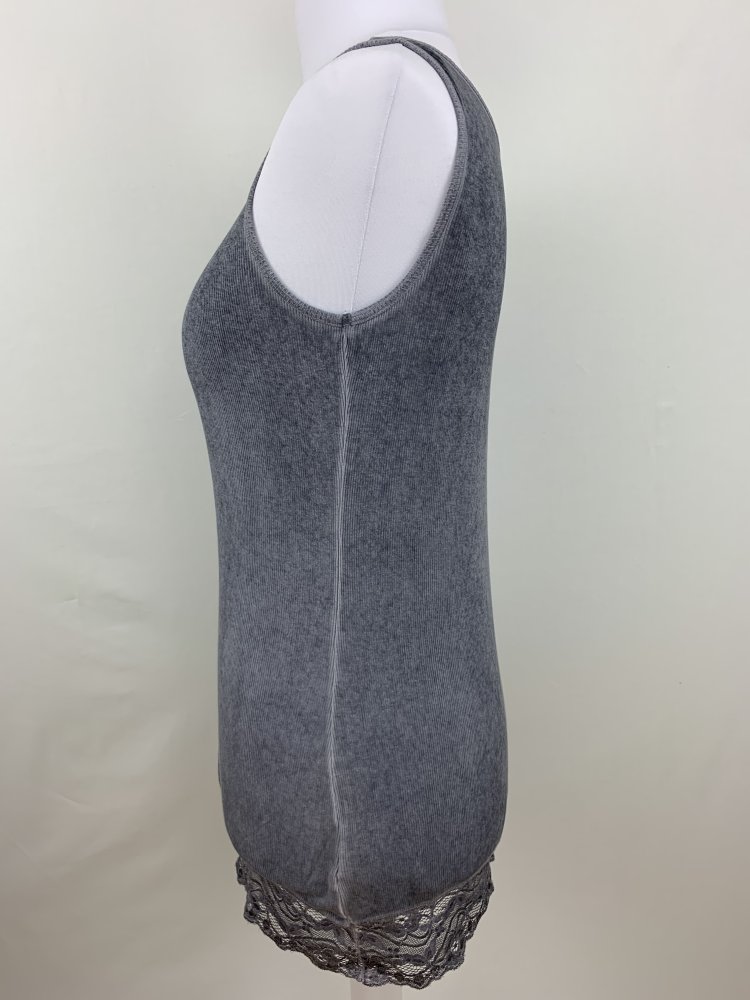 Jean Pascale Tank Top mit Spitze - Größe 40
