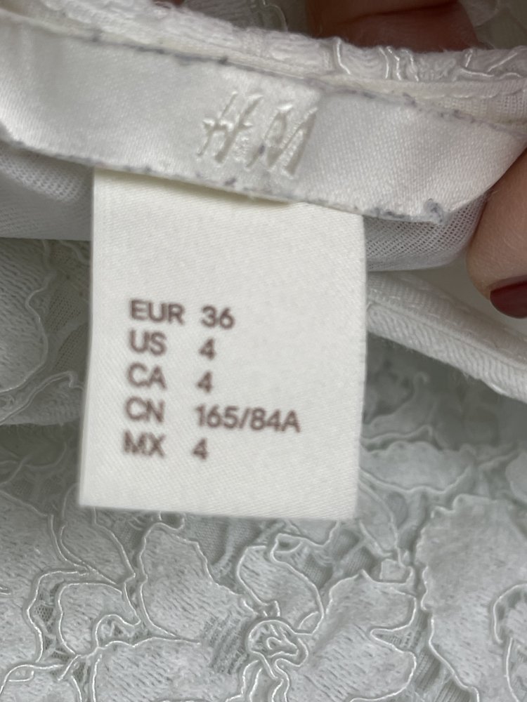 Spitzenbluse H&M - Größe 36