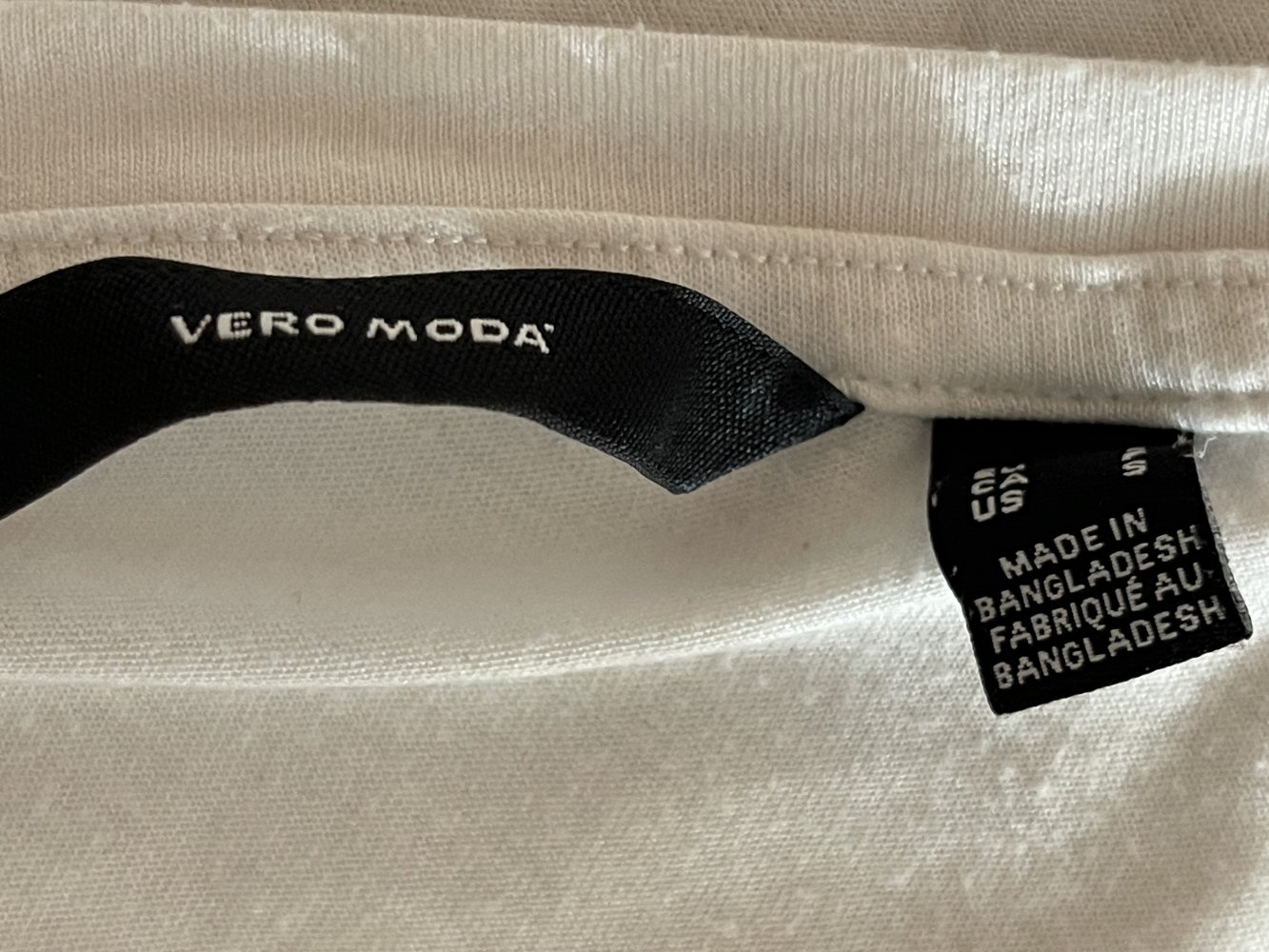 weißes Vero Moda T-Shirt - Größe S