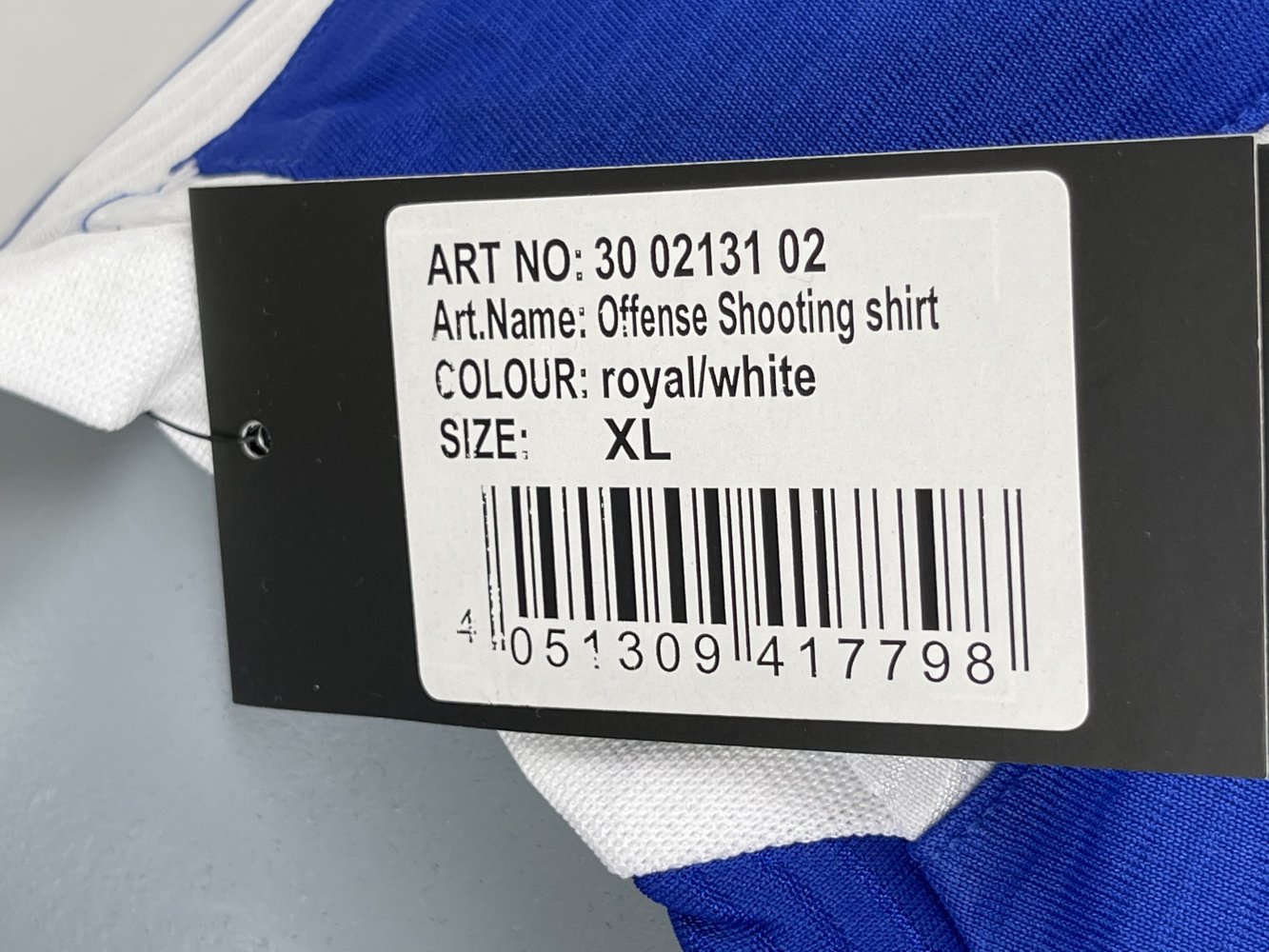 Blaues Spalding Trikot Größe XL