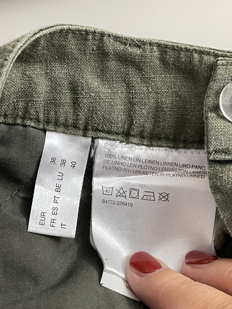 Yessica Leinenhose - Größe 36