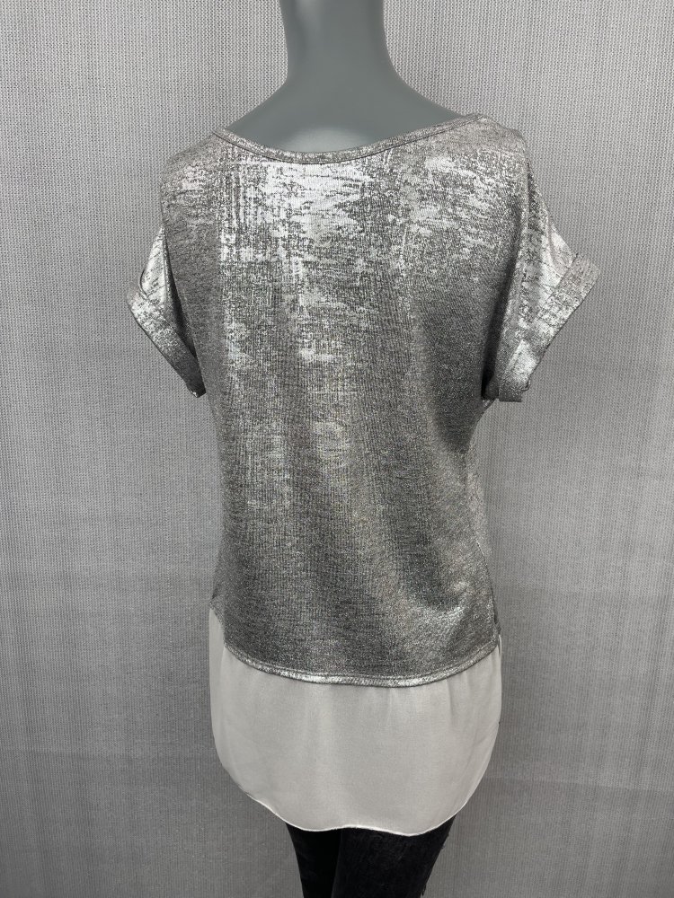 Glitzer T-Shirt. Größe 36