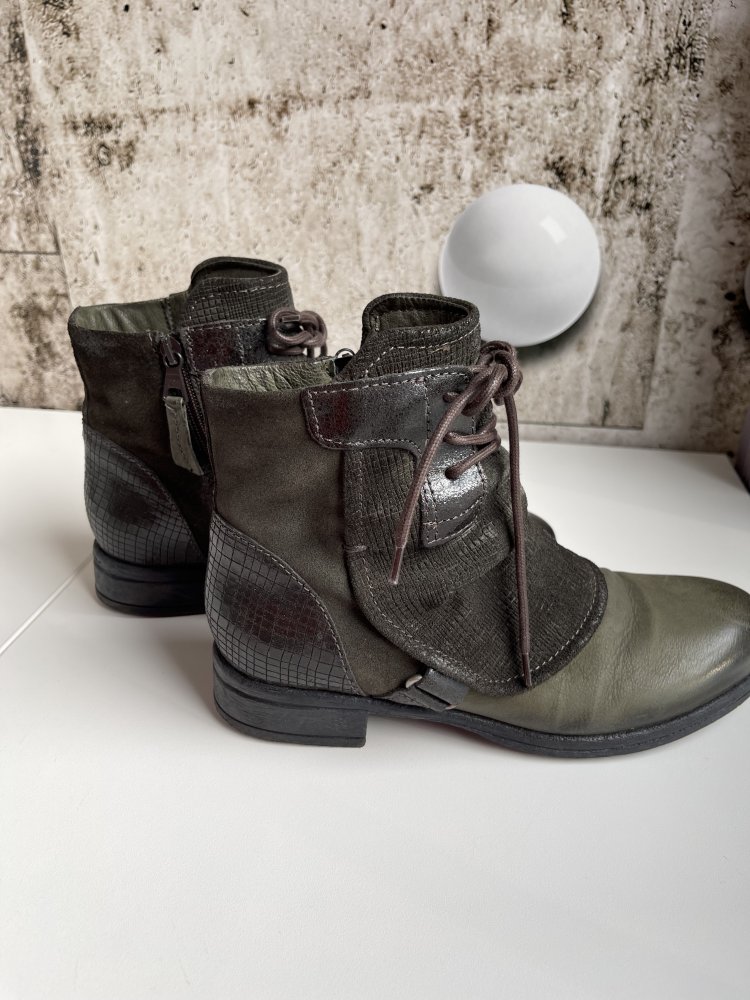 Grüne SOMMERKIND Stiefeletten - Größe 39