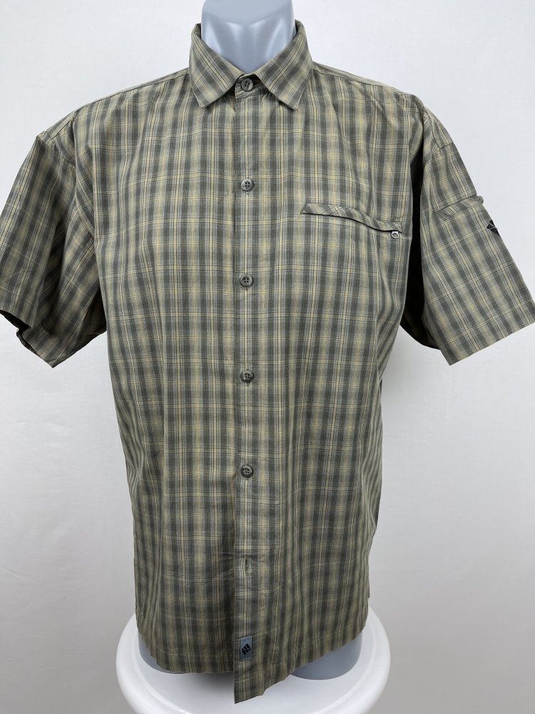 Kariertes Herrenhemd Adidas - Größe L