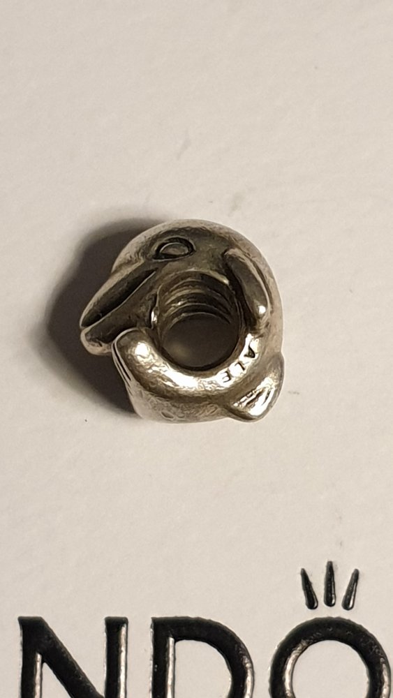 Pandora Delfin, retired, Charm, original, Meer, Tier, süß, retro, guter Zustand